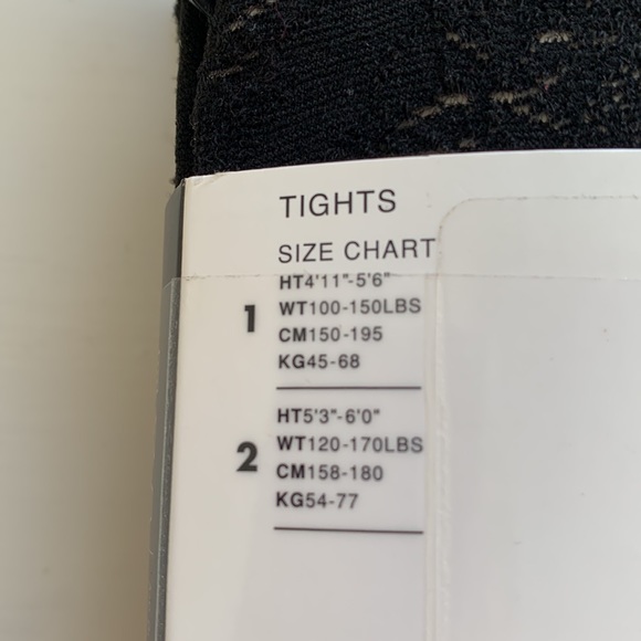 HUE Black Textured Tights - 2 pack - Picture 3 of 5